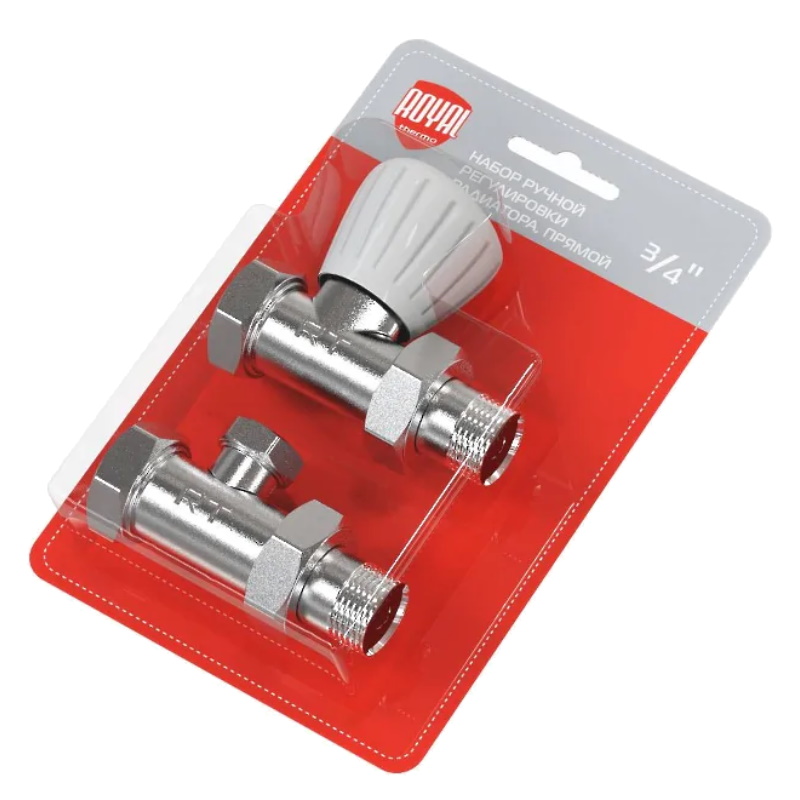 Набор ручной регулировки радиатора Royal Thermo НС-1161357 прямой 34 1299₽