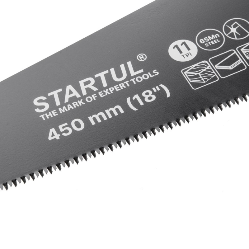 Ножовка по дереву Startul PROFI ST4250-45, 450мм, 11 TPI в Туле