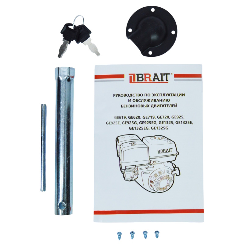 Двигатель бензиновый Brait GE925EG 03.01.311.002, 9л.с., диаметр вала 25мм, вал под шлицы в Туле