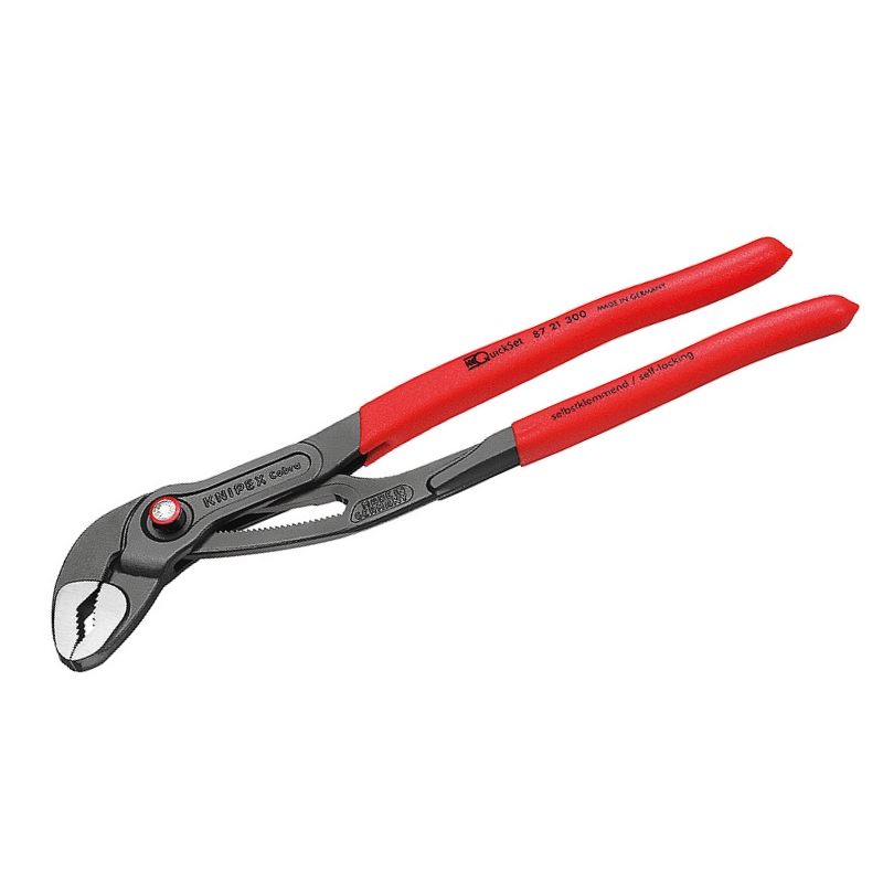 Клещи сантехнические высокотехнологичные KNIPEX Cobra® QuickSet, черненые 300 mm, KN-8721300 в Угличе
