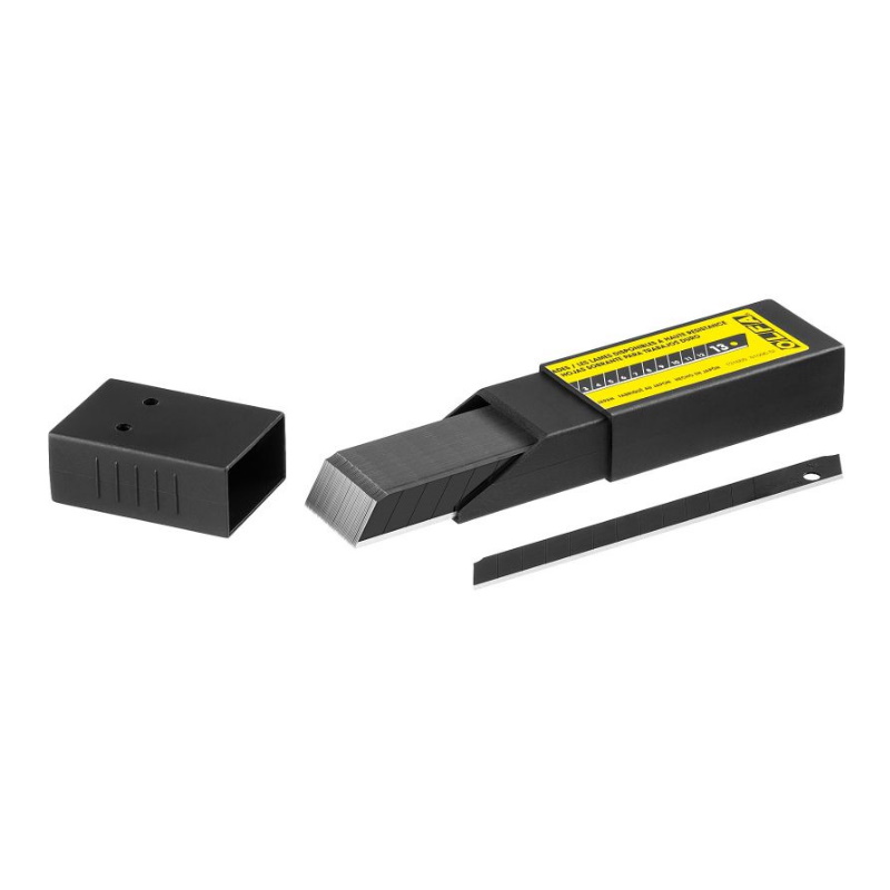 Лезвия Olfa BLACK MAX OL-ABB-50B сегментированные, 9х80х0,38 мм, 13 сегментов, 50 шт. в Рыбинске