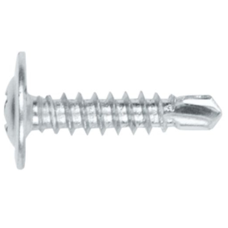 Саморез Starfix SMP1-50377-50 42х51 мм с прессшайбой цинк со сверлом 50 шт в пластиков контейнере 89₽