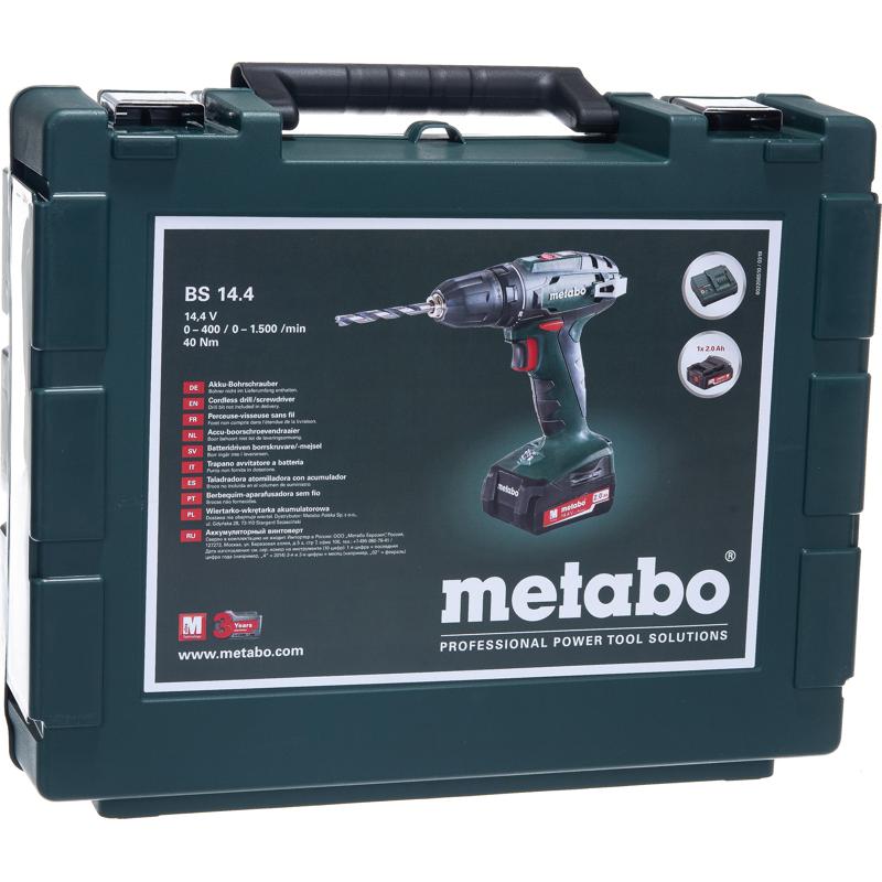 Гайковерт Metabo BS 14,4 LI 1*1.5Ач в Туле