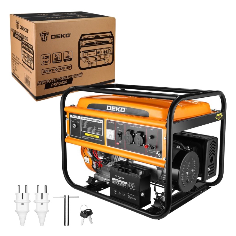 Генератор бензиновый Deko DKEG420 065-1086, 7 кВт