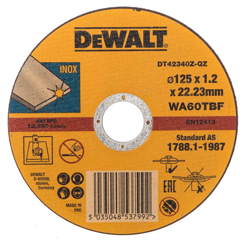Круг отрезной по металлу DeWalt Industrial DT42340Z-QZ (125x2.5x1.2 мм) в Иваново
