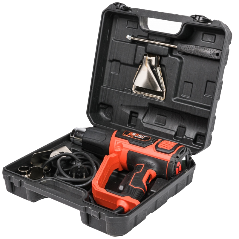 Фен строительный Brait BHG2000PRO 21.01.120.069, 2000Вт; кейс; макс.темп. 600°С в Рыбинске