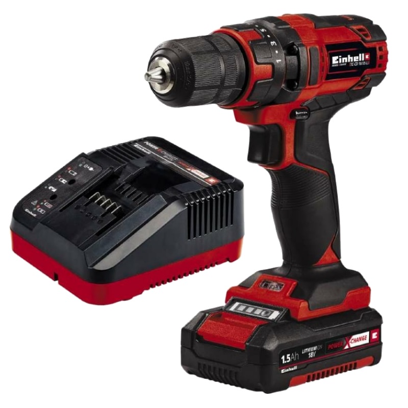Дрель-шуруповёрт аккумуляторная Einhell PXC TC-CD 18/35 Li (1x1,5Ah) 4513914 в Переславле