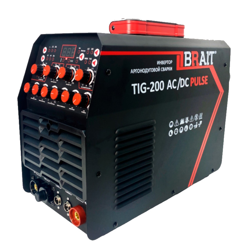 Инвертор аргонодуговой сварки Brait TIG-200 ACDC PULSE 1801017043 режим сварки TIGMMA 3296400₽