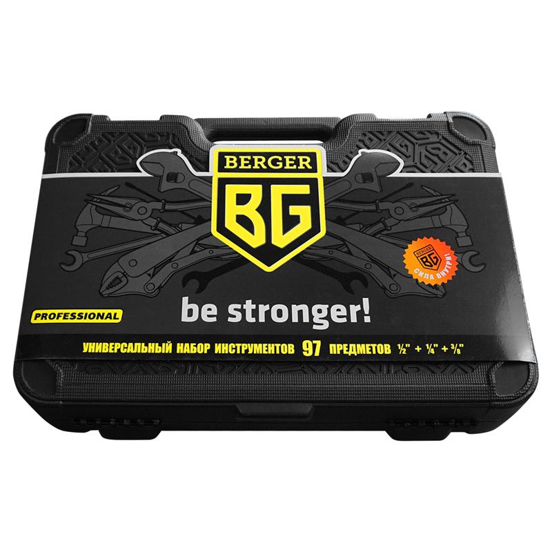 Набор инструментов универсальный Berger BG097-1214, 97 предметов в Твери
