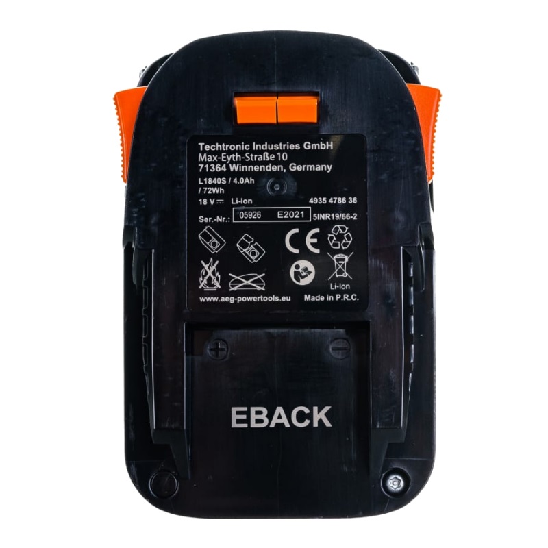 Аккумулятор AEG L1840S 4935478636