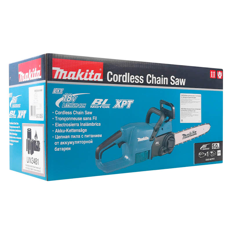 Пила цепная аккумуляторная Makita DUC407RT LXT BL 18В, BL1850B, DC18RC в Ярославле