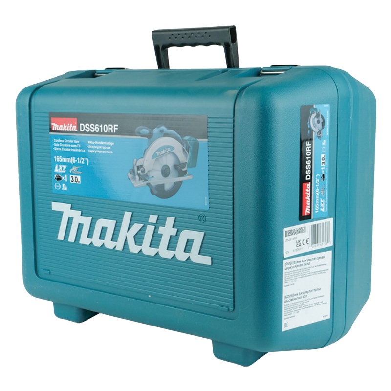 Аккумуляторная циркулярная пила Makita DSS 610 RF (li-ion, фонарь, макс глубина пропила 40-57 мм) в Александрове