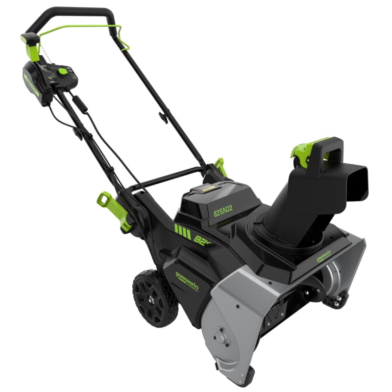 Снегоуборщик аккумуляторный Greenworks 82SN22 2603307UB, 82В VT, 56 см, бесщеточный, c АКБ 5АЧ и ЗУ в Череповце