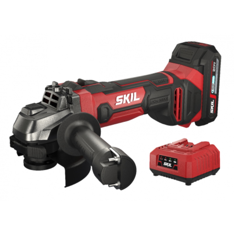 Угловая шлифмашина (болгарка) аккумуляторная Skil AG2907 AG2907SE11, 125 мм, 20 В, плавный пуск в Угличе
