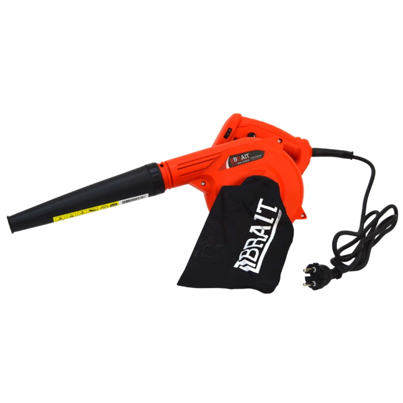 Воздуходувка электрическая Brait BEB-650RVC 31.01.002.049, 650 Вт, 2 в 1:пылесос, воздуходувка, 220В/50Гц