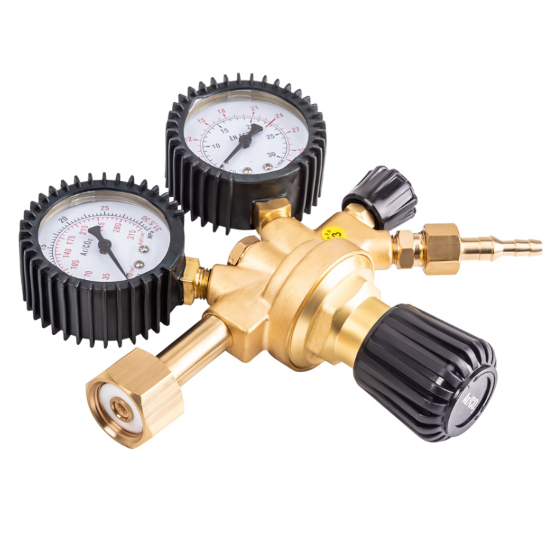 Регулятор FoxWeld WR500 4414 аргоновыйуглекислотный 1 манометр 1 расходомер вентиль 2890₽