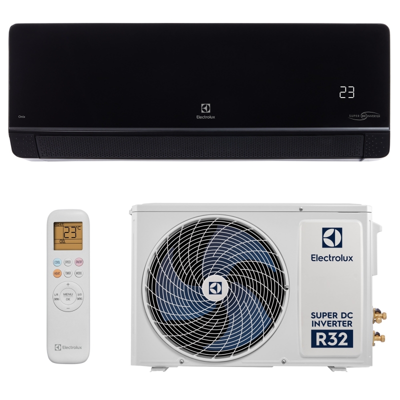 Сплит-система инверторного типа Electrolux Onix Super DC EACS/I-09HIX-BLACK/N8 НС-1598861, комплект в Иваново