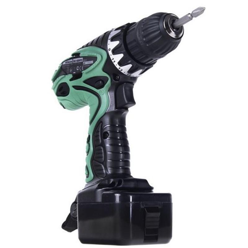 Аккумуляторная дрель-шуруповерт Hitachi DS12DVF3-RB + фонарь