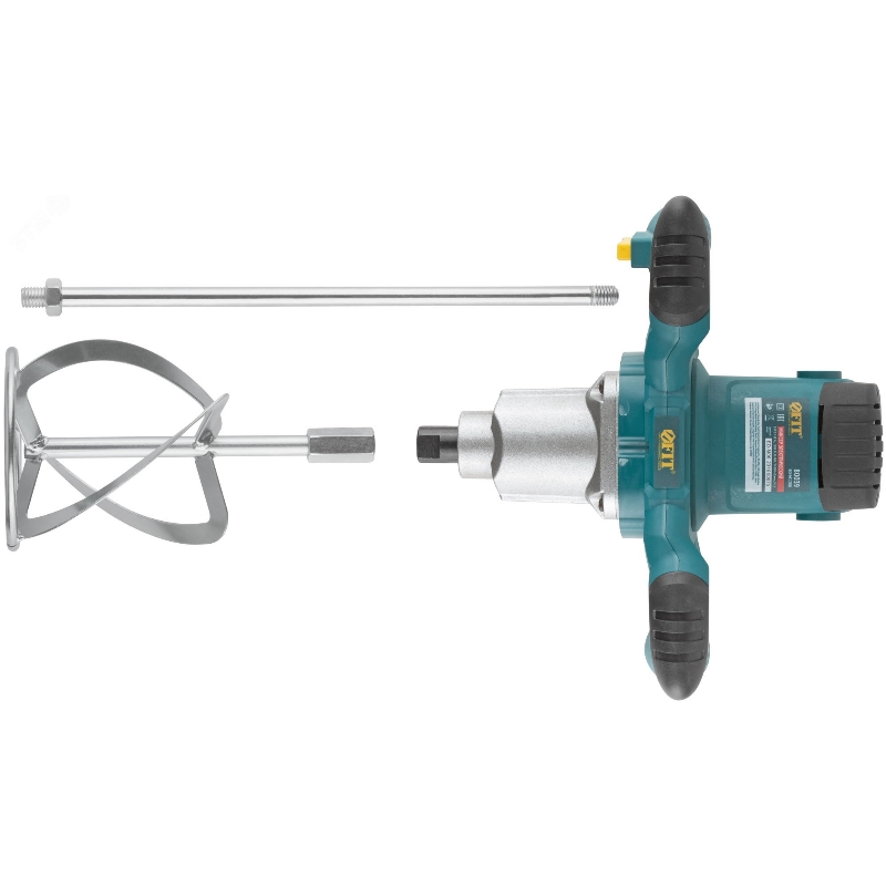 Миксер Fit 80039, 1200 Вт; 0-580 / 0-800 об/мин; 50 Нм; 100 л; двухскоростной, металлический корпус, рез.накл.