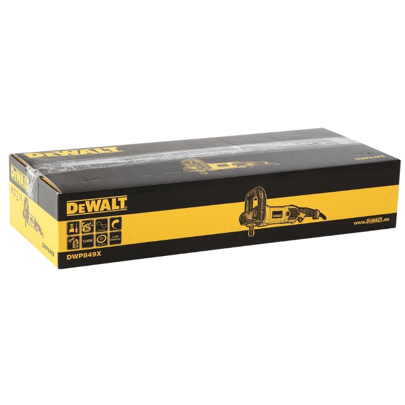 Полировальная машина DeWalt DWP849X (для автомобиля, резьба шпинделя м14, аксессуары, крепление на липучке) в Иваново