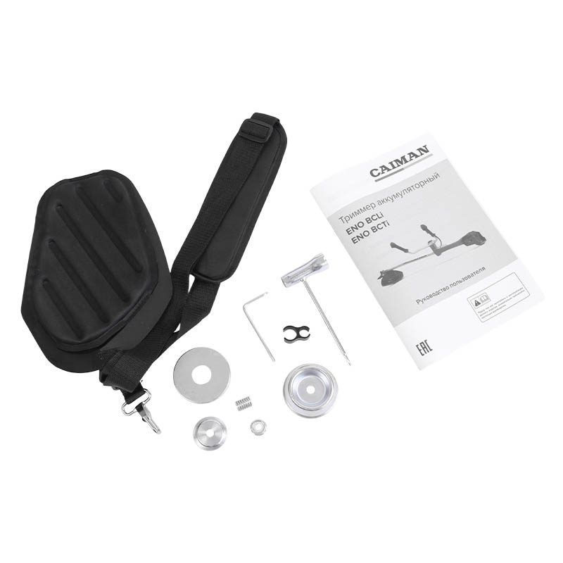 Триммер аккумуляторный Caiman ENO BCTi 00-010602-0004, 60V; японский диск +леска+диск 3Т ; 6кг (без АКБ И ЗУ , с японским диском)  в Муроме