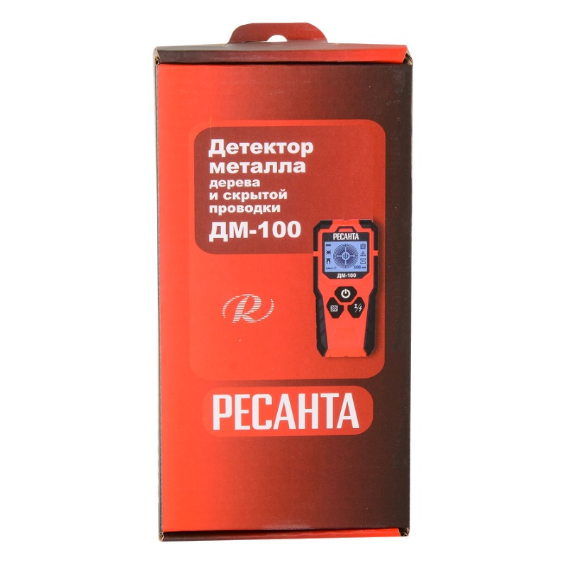 Детектор металла Ресанта ДМ-100 61/10/534 (диапазон 100 мм)