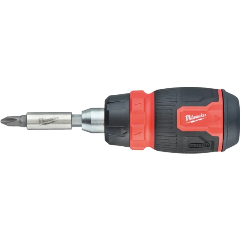 Отвертка Milwaukee 4932480581 универсальная компактная с трещоткой 8 в 1 3060₽