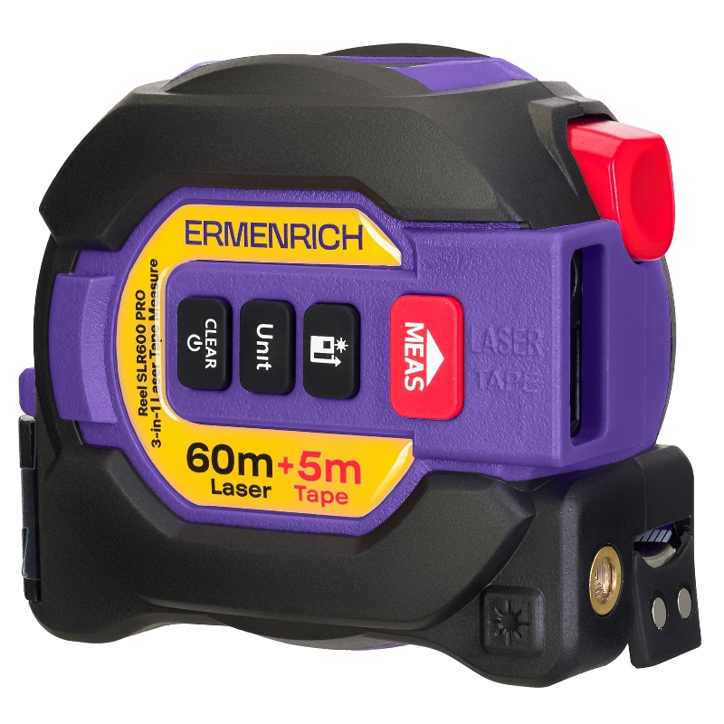 Рулетка с лазерным дальномером 3 в 1 Ermenrich Reel SLR600 PRO 86175 3232₽