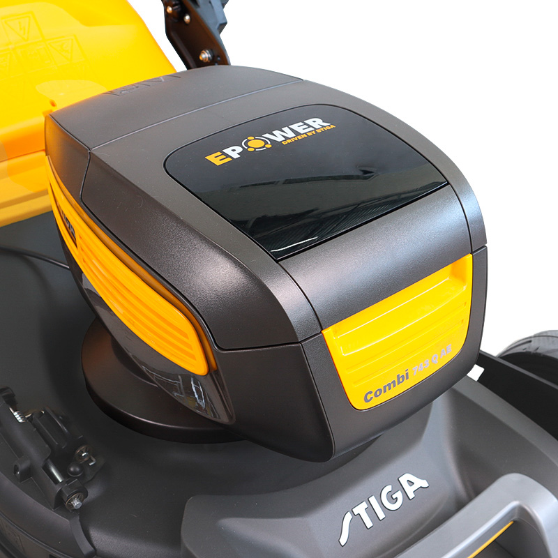 Аккумуляторная несамоходная газонокосилка Stiga Combi 743 Q AE Kit (ширина захвата 41 см, мульчирование) в Угличе