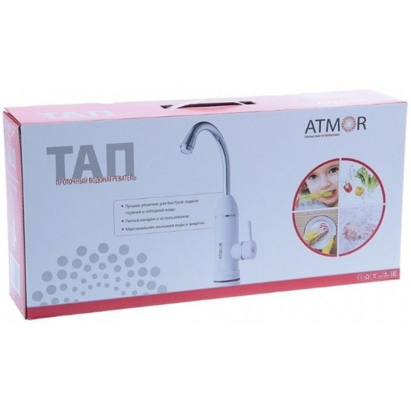 Проточный кран-водонагреватель Atmor TAP 3 кВт в Костроме