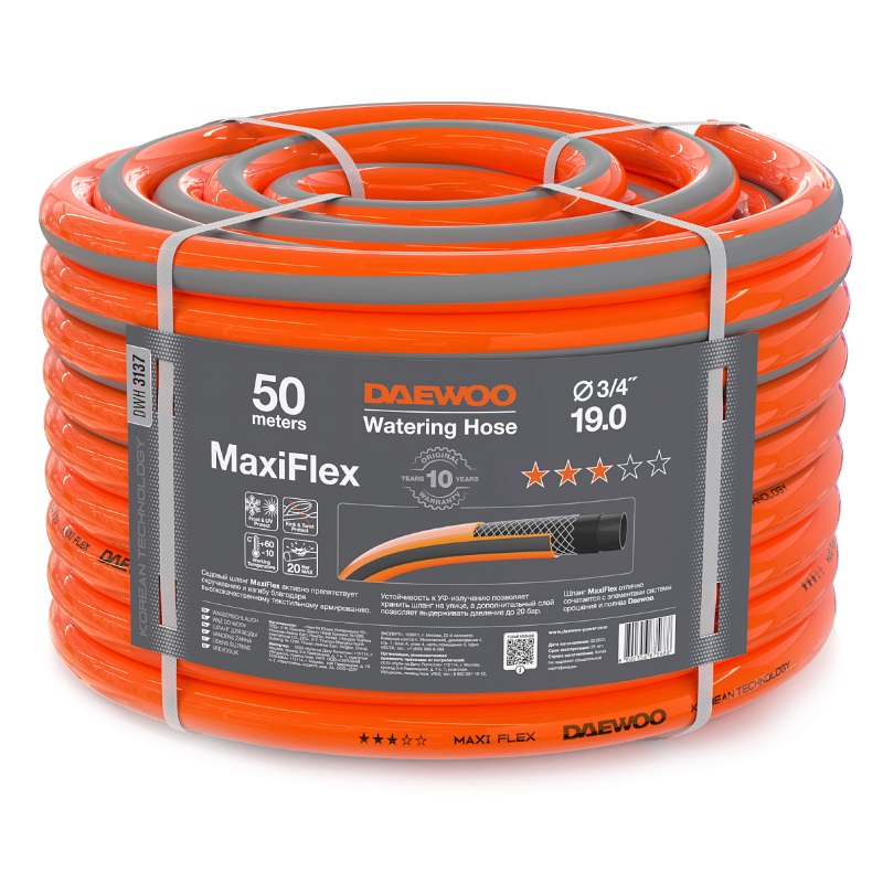Шланг Daewoo MaxiFlex DWH 3137 34 19 мм 50 м 10001₽