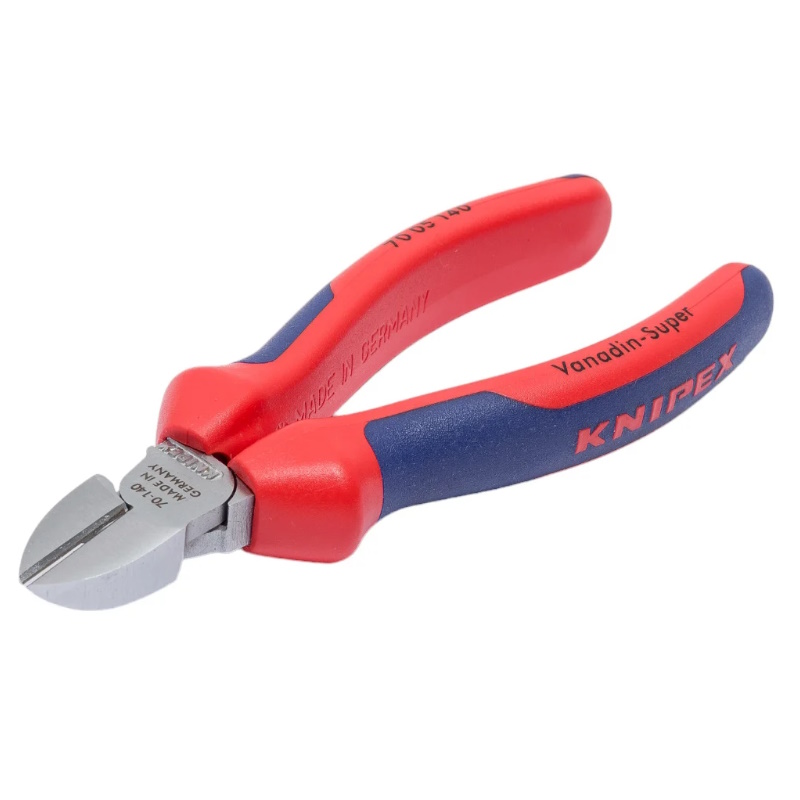 Бокорезы Knipex KN-7005140, 140 мм, хром, 2-компонентные ручки в Туле