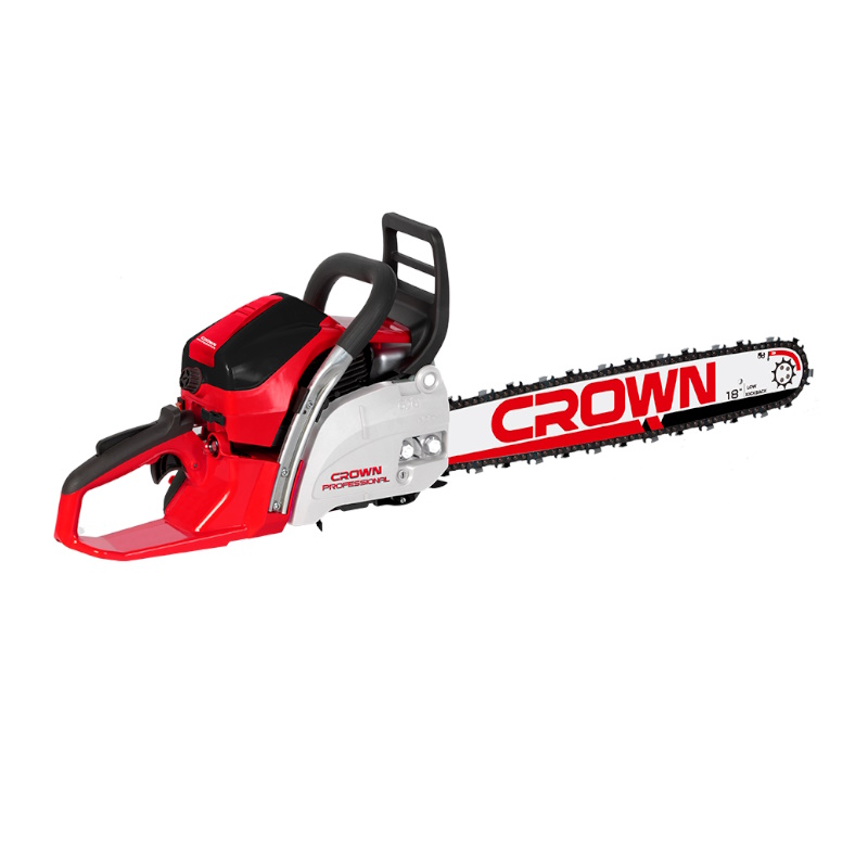 Пила цепная бензиновая Crown CT20201-18, 58 см3, шина 18”, цепь 0.325''-0.058''/1,5 мм, 72 зв, AVS в Муроме