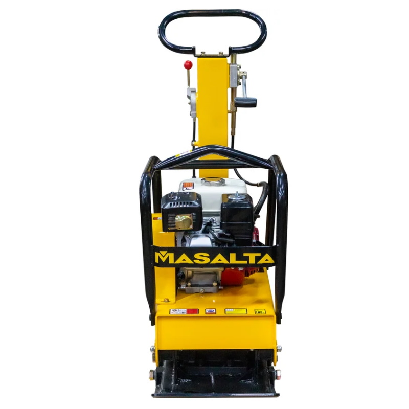 Бензиновая реверсивная виброплита Masalta MSH160E-4, Honda GX200, 6.5 л.с., 162 кг, расширители в Кинешме