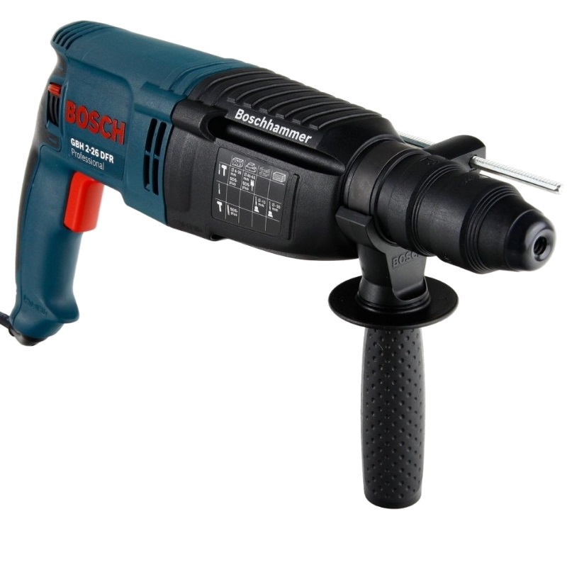Перфоратор Bosch GBH 2-26DFR 0.615.990.G2F + ветровка в подарок в кейсе, с защитной муфтой в Муроме