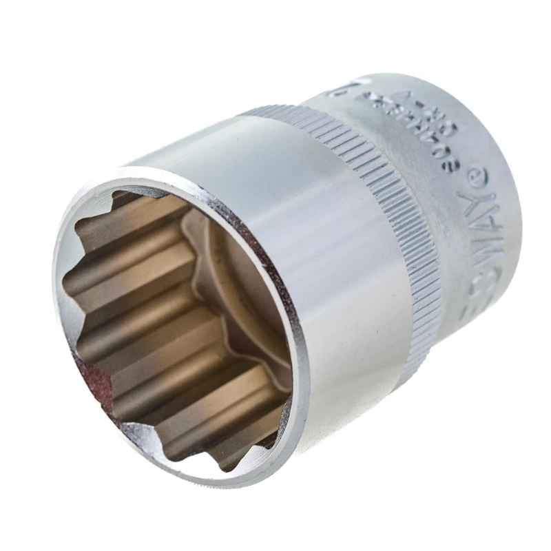 Головка торцевая 12-гранная Jonnesway S04H4924 048032, 1/2"DR, 24 мм  в Твери