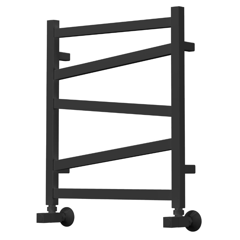 Полотенцесушитель водяной Point PN15156B П5, Феникс, 500x600, черный в Иваново