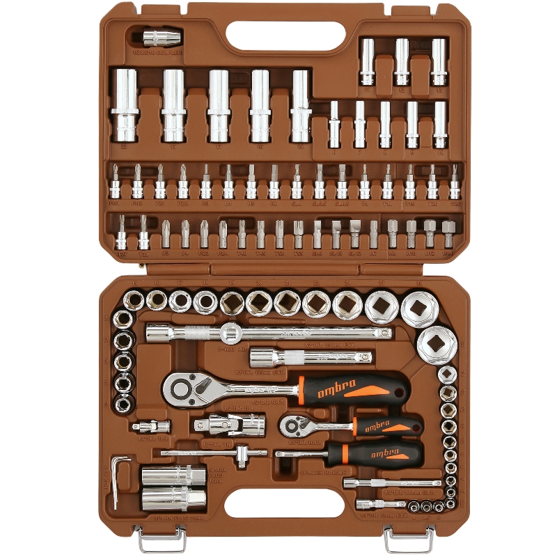 Набор автомобильного инструмента Ombra OMT94S универсальный 94 предмета вес 625 кг 7781₽