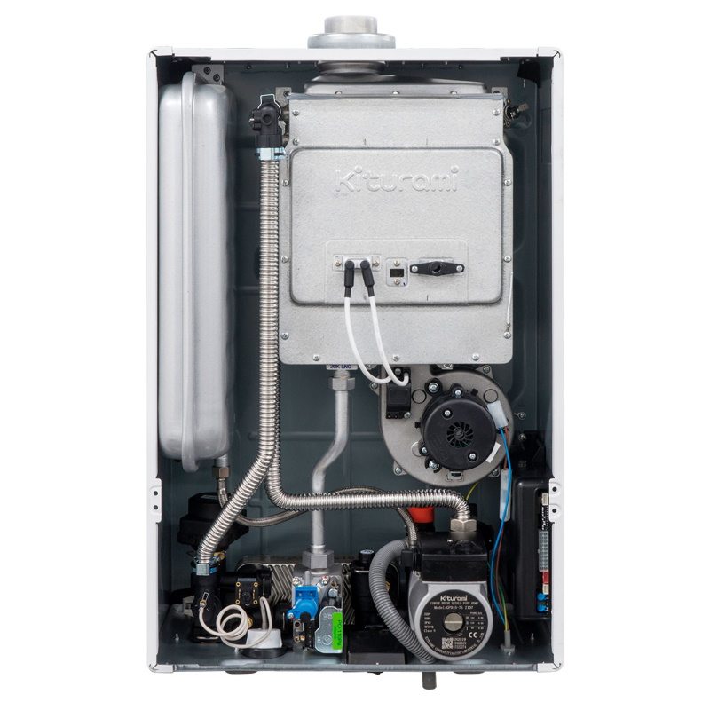 Котел газовый Kiturami World Alpha-13 НС-1500738, настенный, 2 контура, закрытая камера сгорания, с выносным п/у