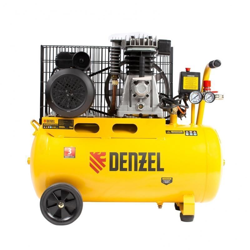 Компрессор воздушный Denzel BCI2300/50 58113, 2,3 кВт, 400 л/мин, 50 л в Иваново