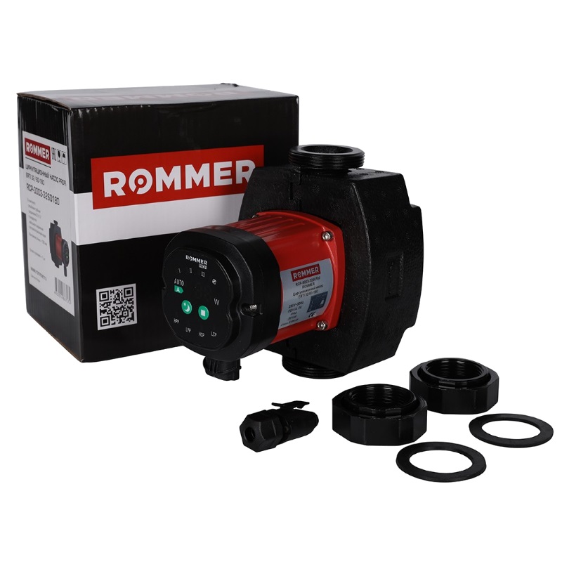 Циркуляционный насос Rommer ERTI 32/60-180 RCP-0003-3260180 с теплоизоляцией в Угличе