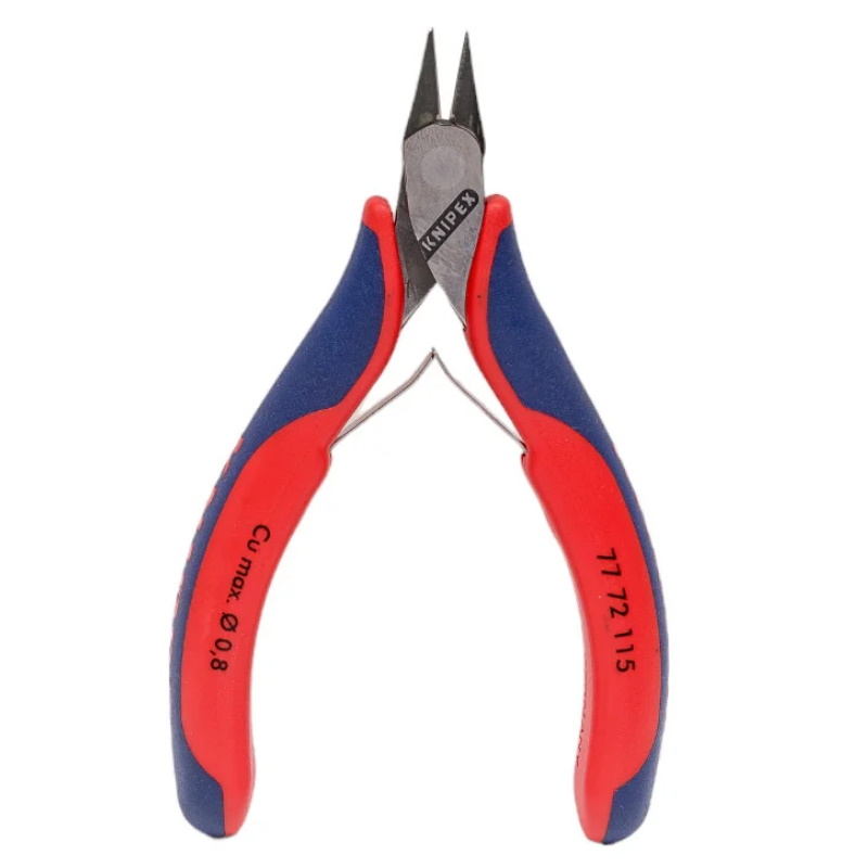 Бокорезы для электроники Knipex KN-7772115, острая маленькая головка, 115 мм, 2-комп ручки во Владимире