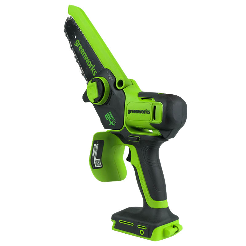 Цепная мини-пила аккумуляторная Greenworks GD24CSMNX (24 В, 15 см, без ...