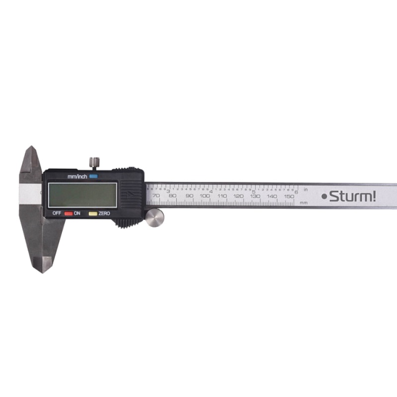 Штангенциркуль электронный Sturm 2030-02-150 150 мм с глубиномером 1777₽