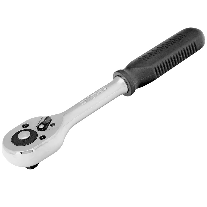 Ключ-трещотка Сибртех 14002, 3/8", 45 зубьев, с быстрым сбросом, CrV, хром  в Твери