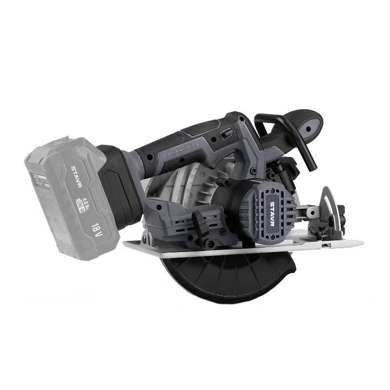 Пила дисковая аккумуляторная Stavr SCW 18BL-165 18V UNI-M 9021000076, 165мм, BL, диск 165х20мм, без АКБ и ЗУ, диск, упор в Муроме