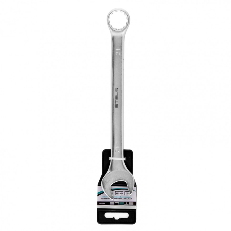 Ключ комбинированный Stels 15225 (21 мм, CrV, матовый хром) в Твери