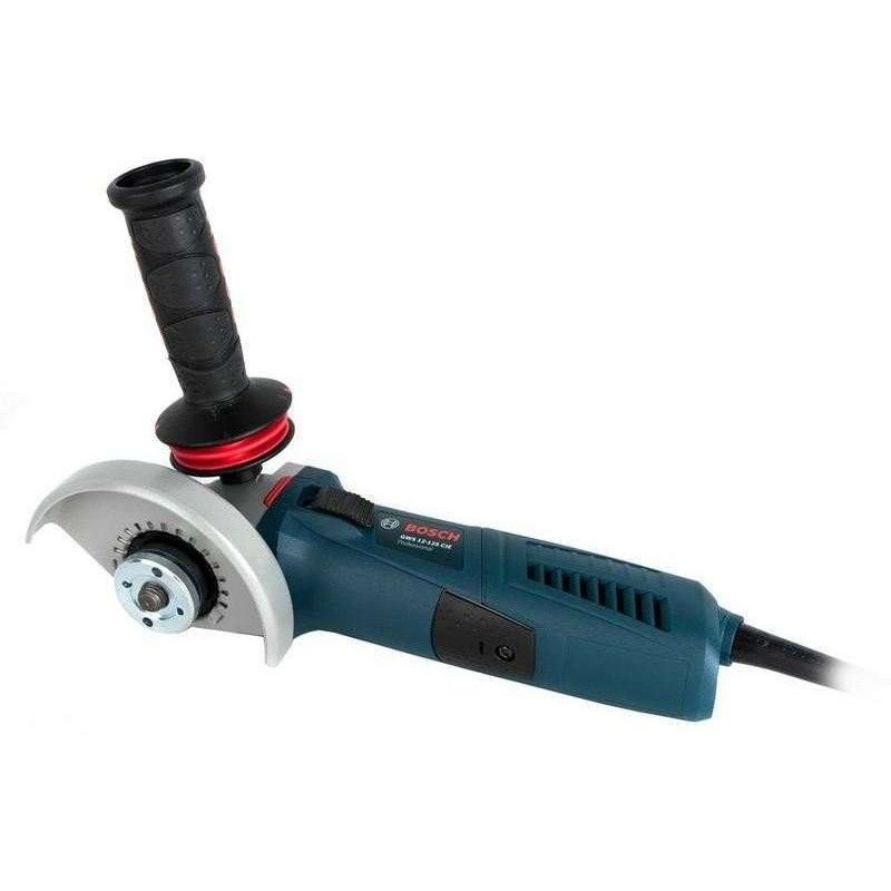 Угловая шлифмашина (болгарка) Bosch GWS 12-125 CIE 0.601.794.002, 125 мм, 1200 Вт, плавный пуск, регулировка оборотов