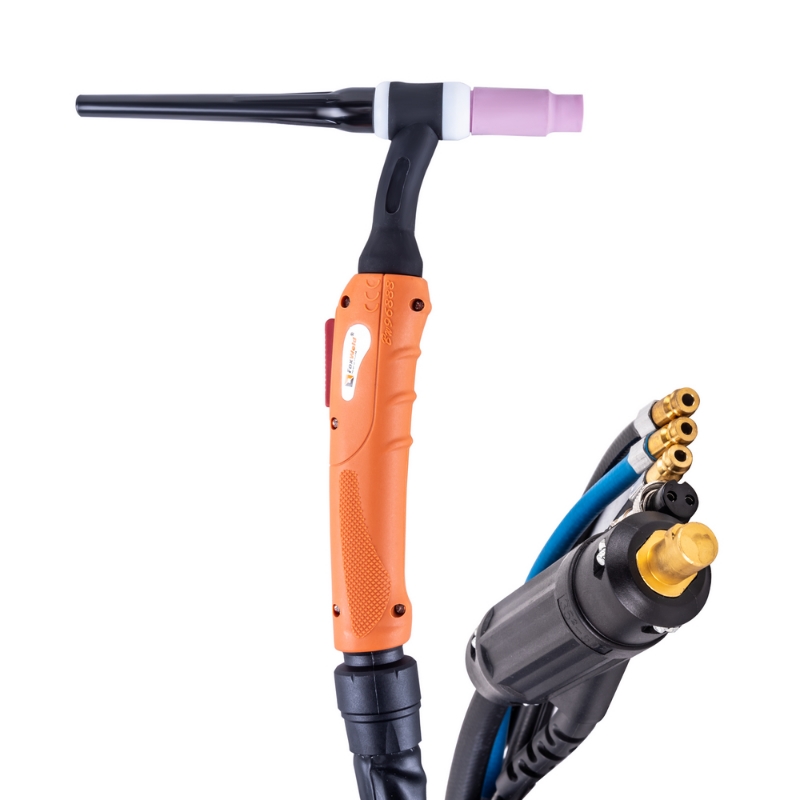 Горелка FoxWeld UnoTIG-18 4574 4м разъем 35мм2 с кнопкой жохл пр-во КНР 6430₽