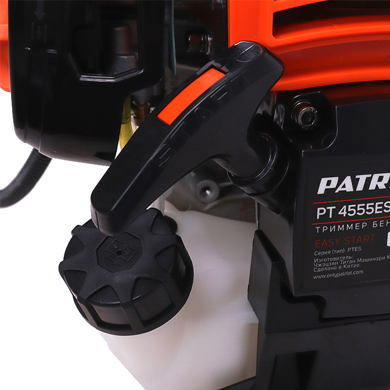 Двухтактная бензокоса Patriot PT 4555ES Country 250108045 (бак 1.1 л, 2.5 л.с., жесткий вал)